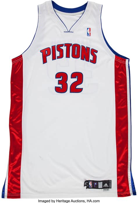 2006-07 Richard Hamilton Game Worn Detroit Pistons Jersey with | Lot #13591 | Heritage Auctions