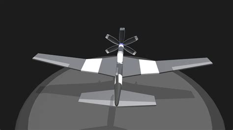 SimplePlanes | P-51 Mustang (Simple) with a giant propeller