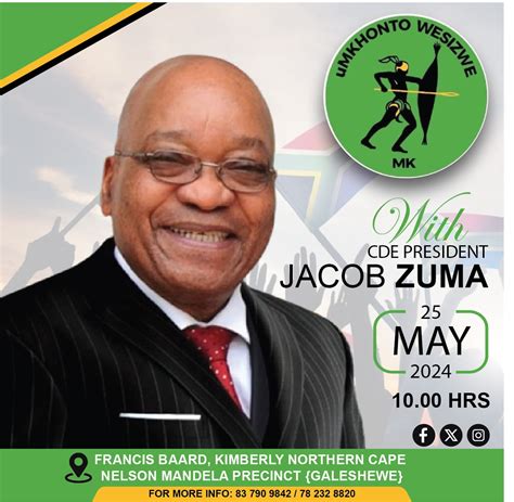 Meet With CDE President Jacob Zuma - MK Party