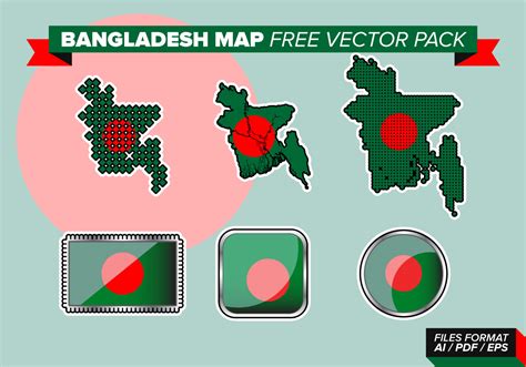 Bangladesh Map Free Vector Pack 110409 Vector Art at Vecteezy