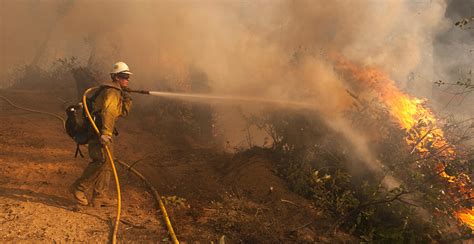 Firefighters see flames changing, not the climate - E&E News