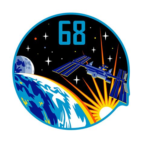 ESA - ISS Expedition 68 patch, 2022