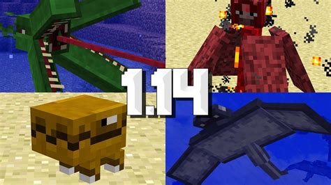 SNEAK PREVIEW! New Minecraft 1.14 Mobs Update - YouTube