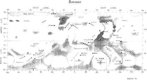 ERBzine 3041: Barsoom Maps from the Wood ERB Atlas