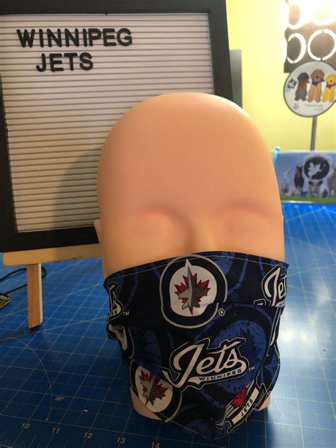 Winnipeg Jets Face Mask / Winnipeg Jets / NHL Face Masks /Jets | Etsy