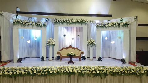 Simple Stage Decoration For Engagement In Kerala