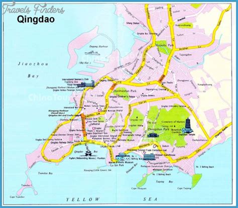 Qingdao Map - TravelsFinders.Com