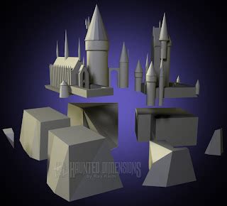 Free Papercraft and Paper Model: Harry Potter: Hogwarts Castle ...