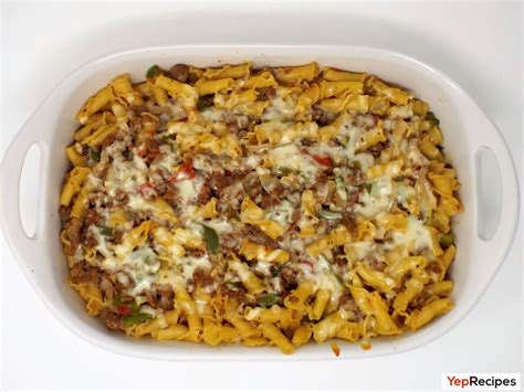 Campanelle and Sausage Bake Recipe | YepRecipes