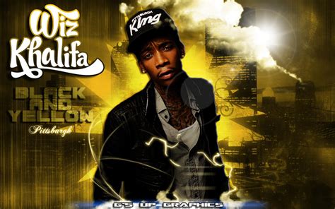 Wiz Khalifa Wallpaper Black and Yellow by Gregorio92 on DeviantArt