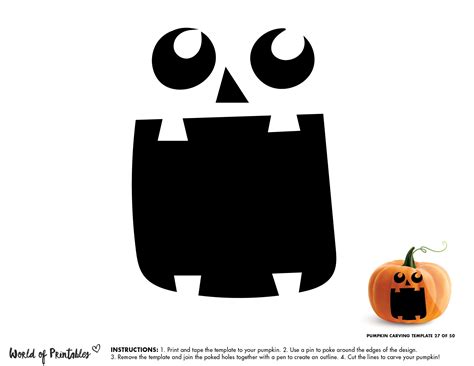 Cute Pumpkin Carving Stencils