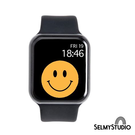 APPLE WATCH FACE Smiley Apple Watch Charms Trendy Watch - Etsy | Seguir sonriendo, Apple watch, Etsy