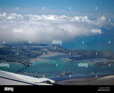 Aerial view of Auckland city in New Zealand Stock Photo - Alamy