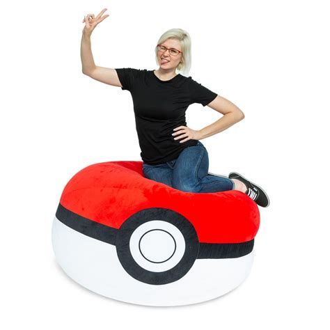 Pokemon Poke Ball Bean Bag Chair