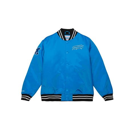 NFL HEAVYWEIGHT SATIN JACKET CAROLINA PANTHERS