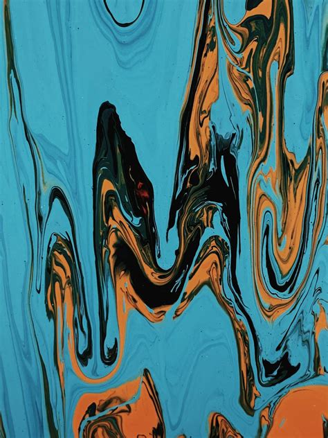 Blue and Black Abstract Painting · Free Stock Photo