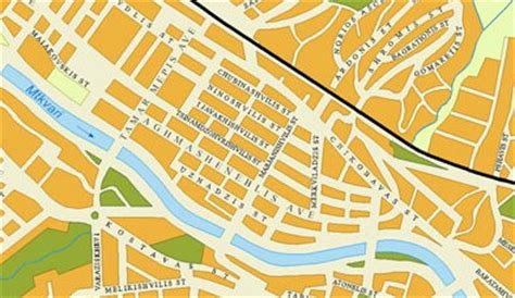 Tbilisi Detailed Map (a) - MapSof.net