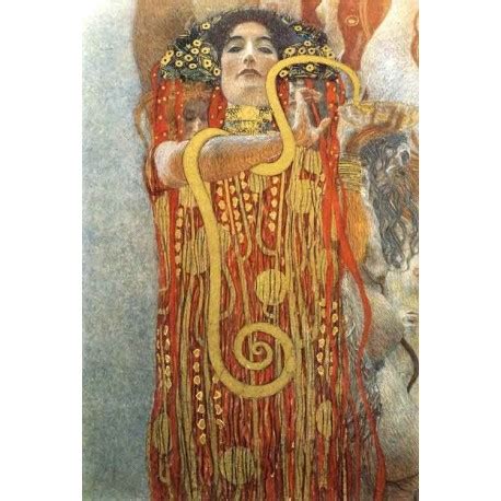 Hygeia by Gustav Klimt- Art gallery oil painting reproductions