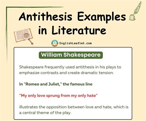 Literary Devices: Antithesis Examples in Literature | How To Use It In ...