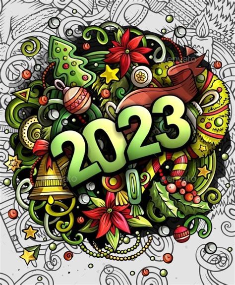 2023 Doodles Illustration | Doodle illustration, Doodle art designs ...