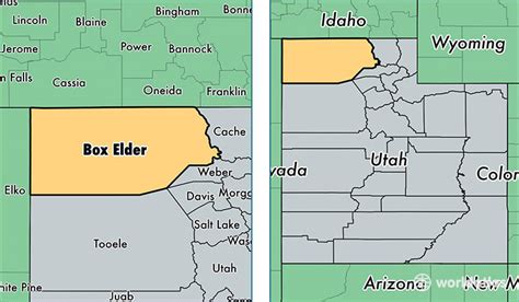 Box Elder County Map