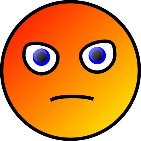 Grumpy Face Emoticon - ClipArt Best