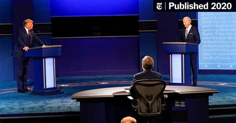 Full Recap and Analysis of the First Presidential Debate - The New York Times