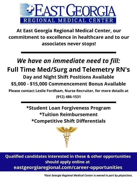 EGRMC has an... - East Georgia Regional Medical Center