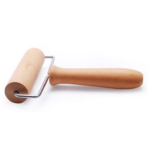 Wooden Rolling Pin, Hand Dough Roller for Pastry, Fondant, Cookie Dough, Chapati, Pasta, Bakery ...