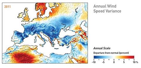 3TIER releases 2011 wind energy performance map for Europe