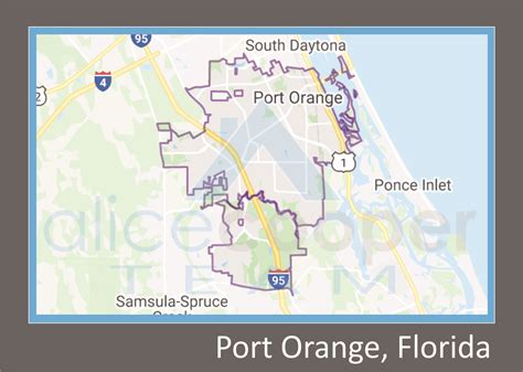 Port Orange Florida Map - Florida Key Map