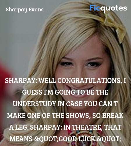 Sharpay Evans Quotes - High School Musical