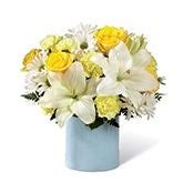 Baby Boy Rose Lily Bouquet at Send Flowers