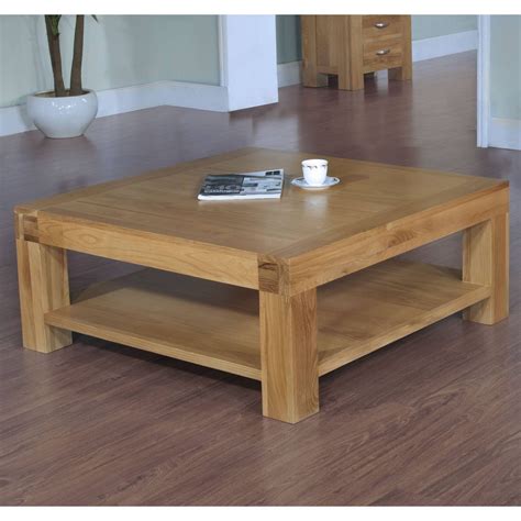 2024 Popular Rustic Square Coffee Table with Storage