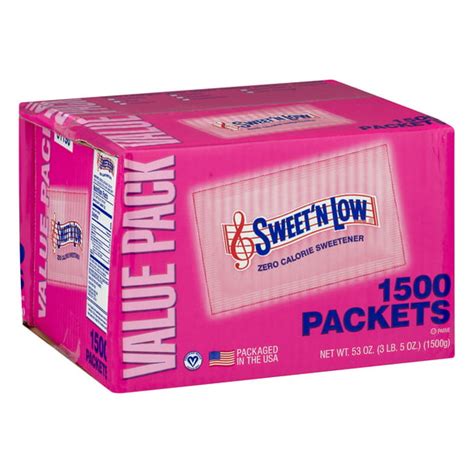 (1500 Packets) Sweet'N Low Sweetener Packets - Walmart.com