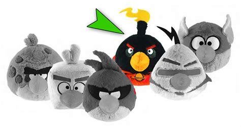 Buy Toys and Models - ANGRY BIRDS SPACE 5-IN PLUSH - BOMB BIRD - Archonia.com