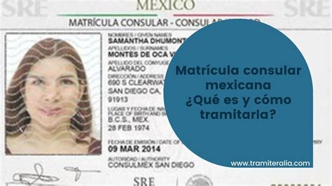 ️📄Matrícula consular mexicana ¿Qué es y cómo tramitarla?