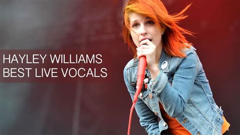 Hayley Williams' Best Live Vocals Chords - Chordify