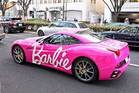 Barbie Ferrari, Tokyo | This Ferrari painted hot pink with B… | Flickr