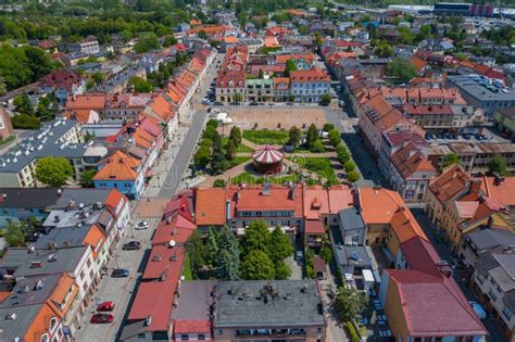 ZORY, POLAND - JUNE 04, 2020: Aerial View of Central Square in Zory. Upper Silesia Editorial ...