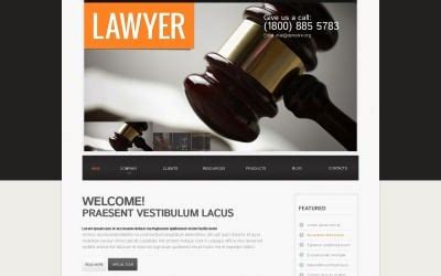 Free Law Firm Templates | TemplateMonster