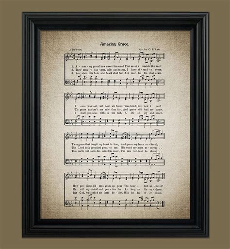 Jesus Paid It All Hymn Print Sheet Music Art Hymn Art | Etsy