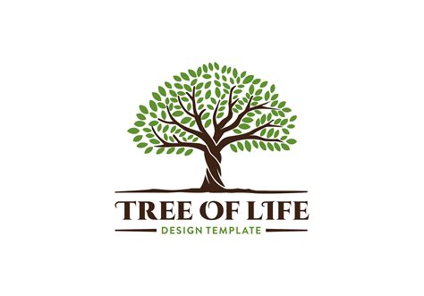 Tree of Life Logo Design Template Graphic by zwallow99 · Creative Fabrica