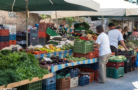 Street markets of Chania