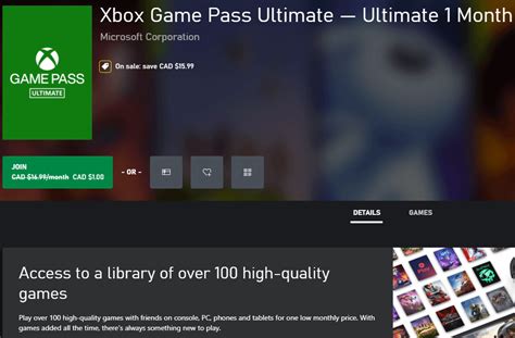 94% OFF! NOW: $1.00! [Microsoft] Xbox Game Pass Ultimate — Ultimate 1 ...