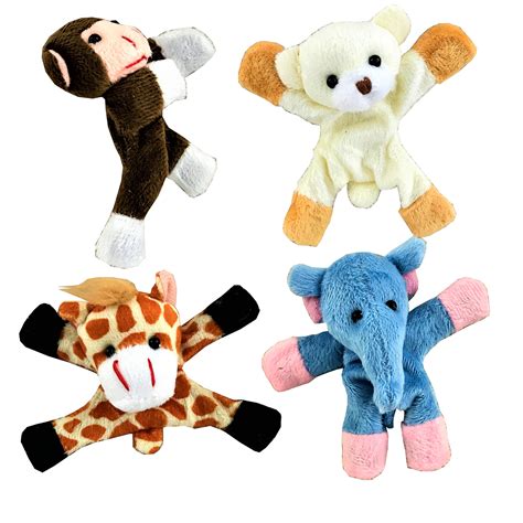 4 Refrigerator Magnets- Wild Animals (Monkey, Bear, Giraffe and ...