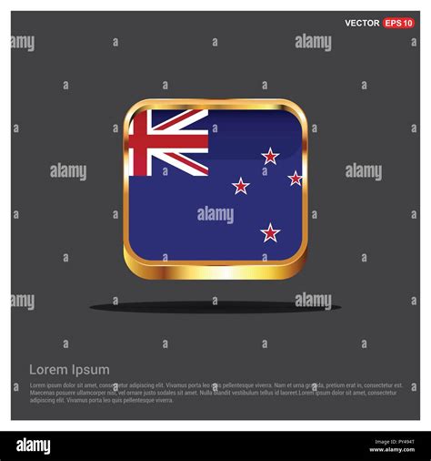 New Zealand flag design vector Stock Vector Image & Art - Alamy