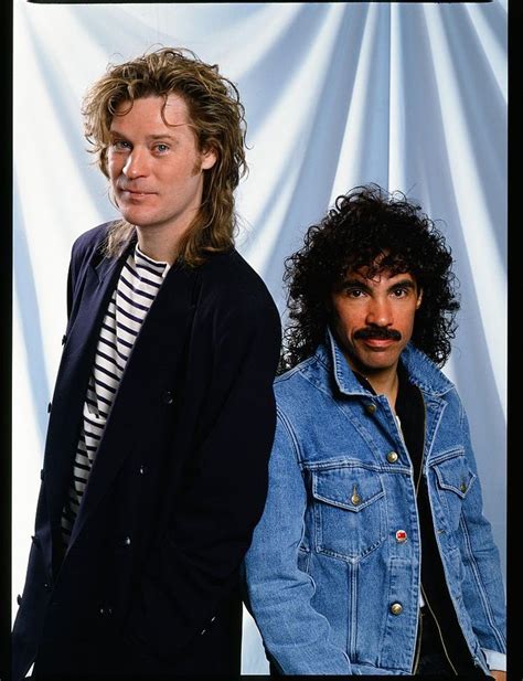 Hall And Oates in studio photo session, Tokyo, June 1988. (Photo by Koh Hasebe/Shinko Music ...