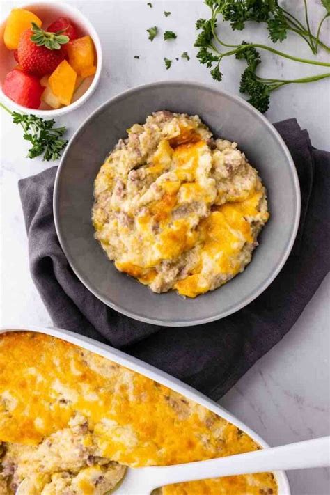 Easy Leftover Grits Casserole Recipe 2023 - AtOnce