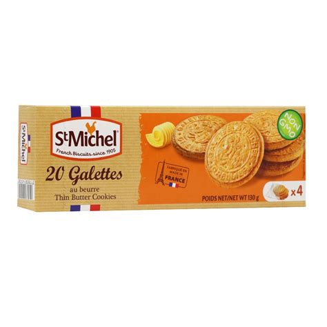 St Michel - Classic Galettes Thin French Butter Biscuits, 130g (4.6oz) - myPanier